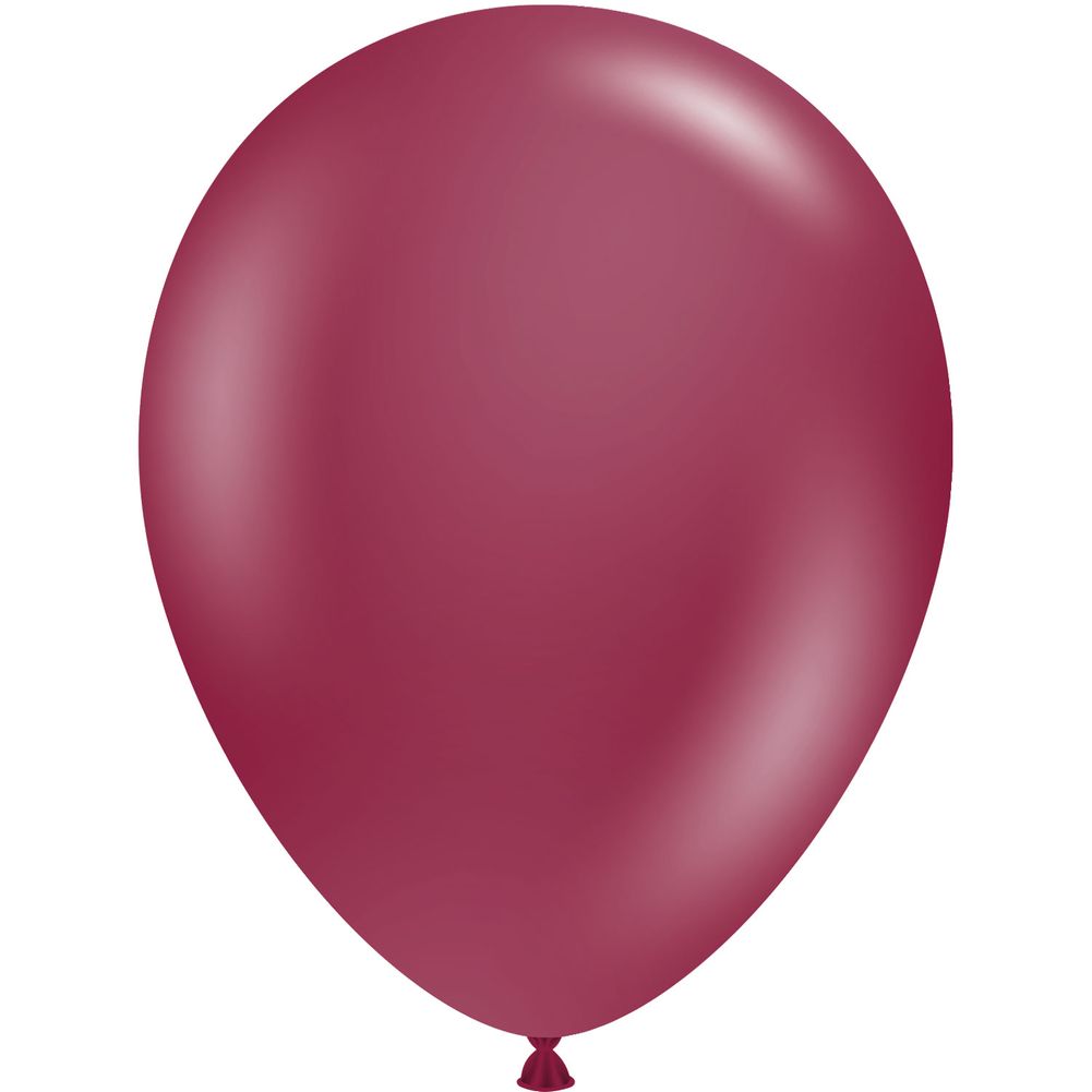 11" Helium Balloon - Burgundy